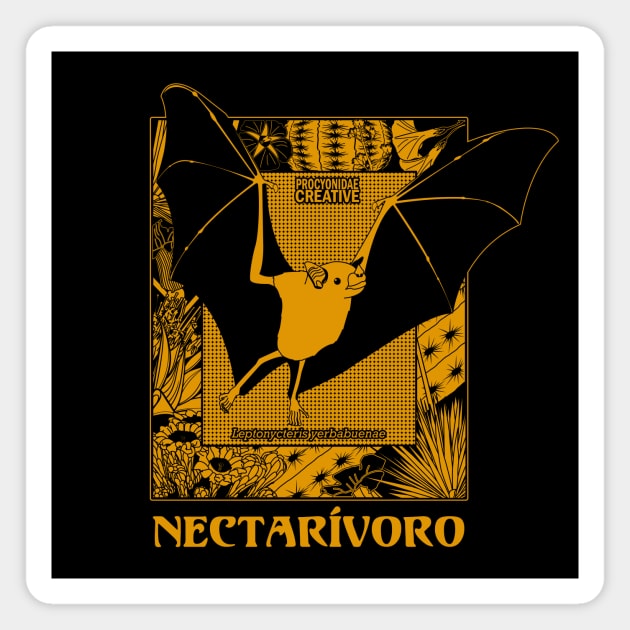 Nectarivoro Magnet by ProcyonidaeCreative